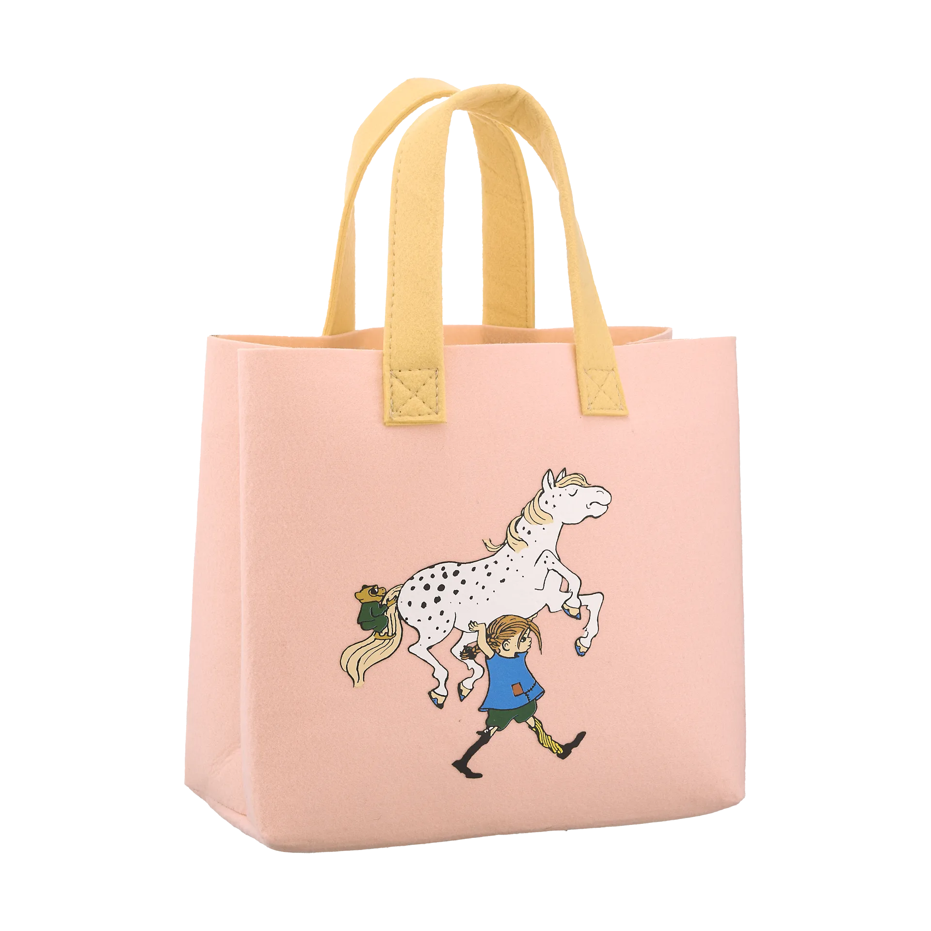 Pippi Tote Bag väska 25x25 cm, Pippi and the Horse Muurla