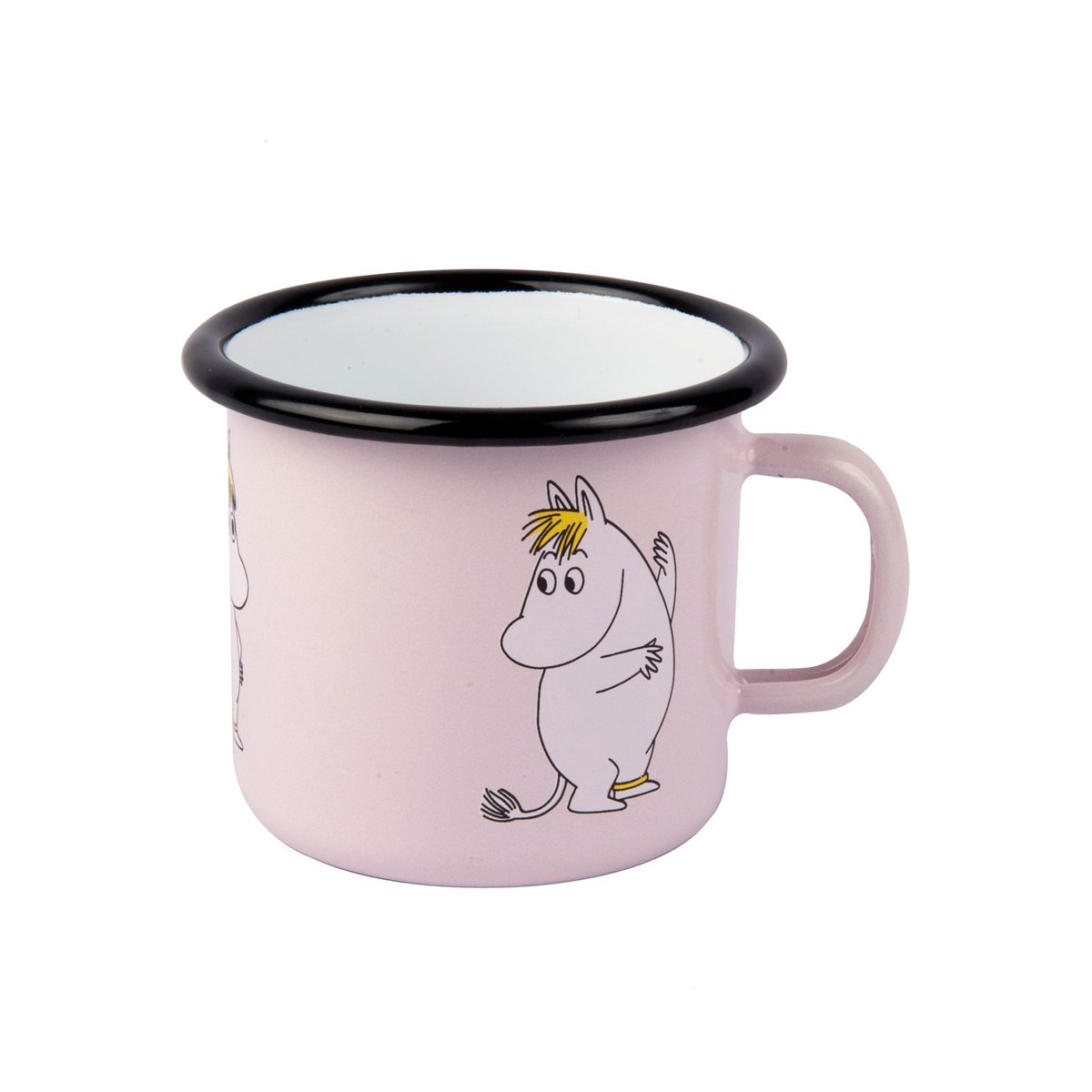 Muurla Snorkfröken emaljmugg 2,5 dl | Skandinavisk Design | Muminmuggar | Rosa