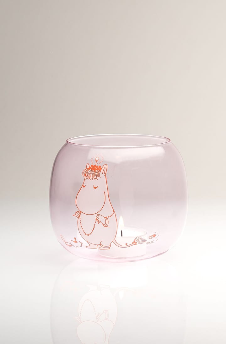 Snorkmaiden ljuslykta/skål Ø9 cm - Pink - Muurla