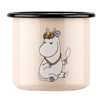 Snorkmaiden Retro emaljmugg 37 cl - Beige - Muurla
