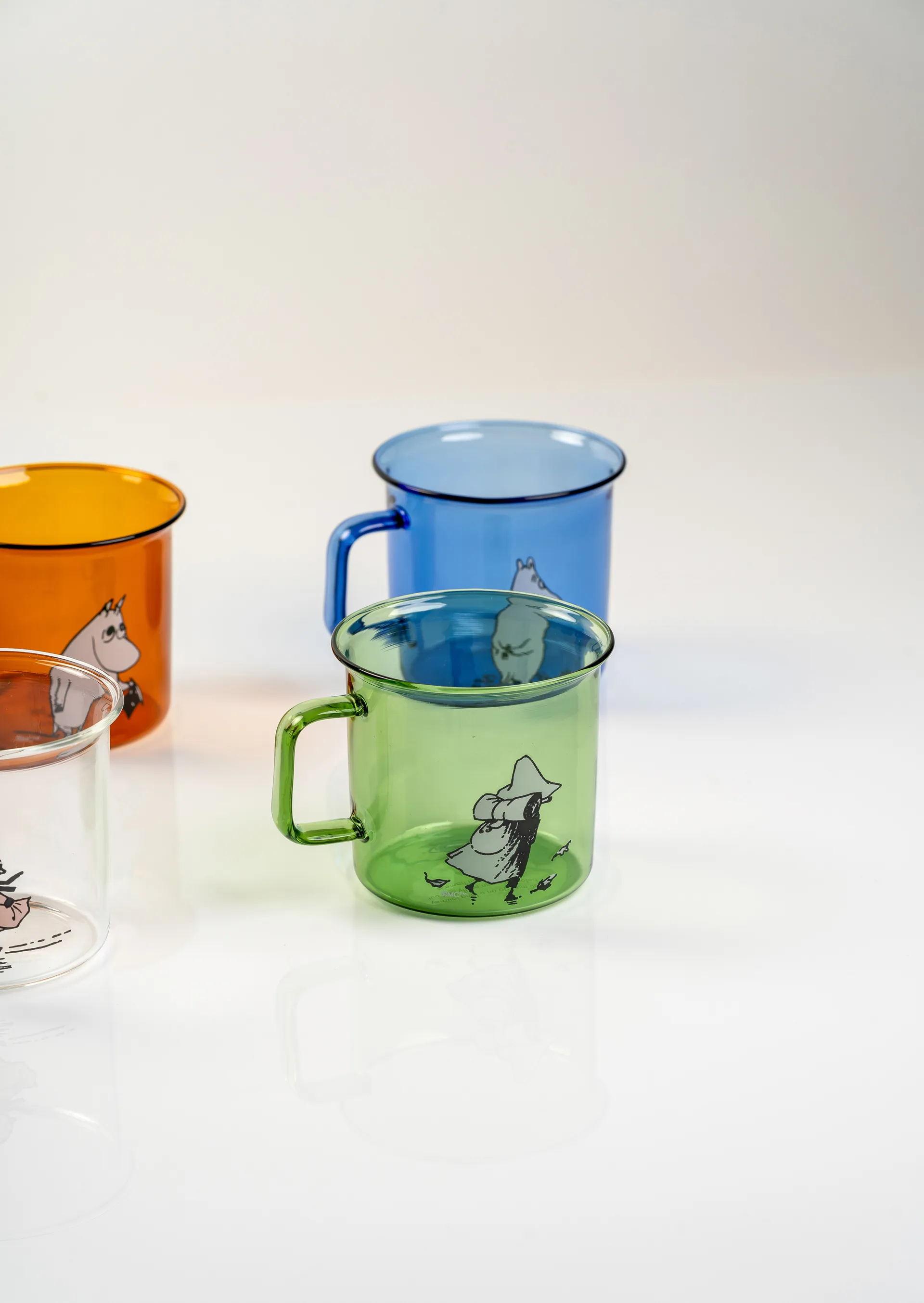 Snufkin glasmugg 35 cl, Grön Muurla