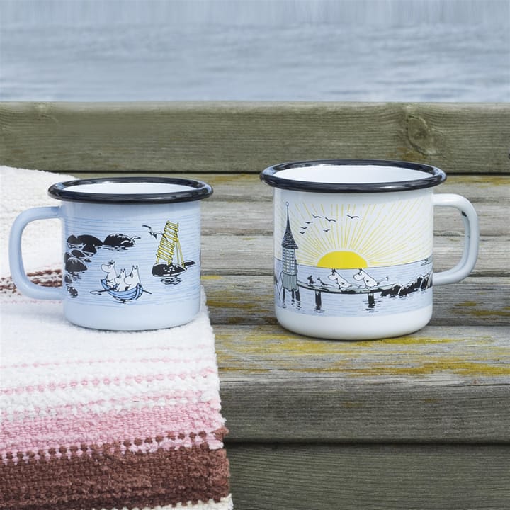 Sommarvind emaljmugg, 1,5 dl Muurla