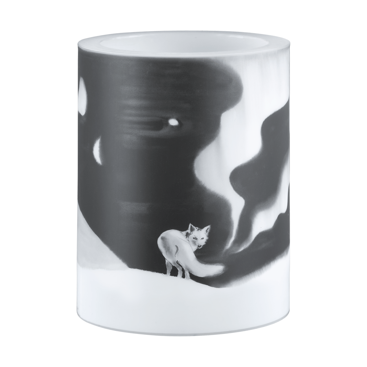 Muurla Teemu Järvi x Muurla LED-ljus 12,5 cm Räv | Skandinavisk Design | Ljusslingor & Dekorationsbelysning | Grå