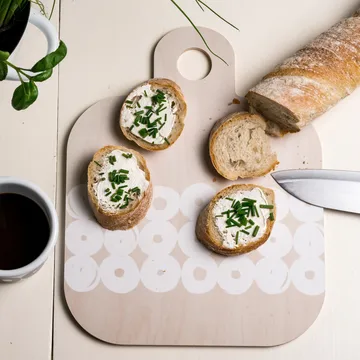 Twirl skärbräda 25x32 cm - björk-vit - Muurla