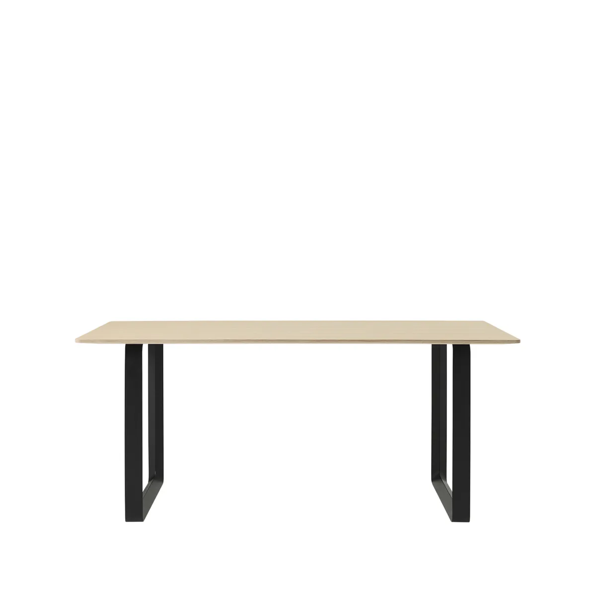 Muuto 70/70 matbord 170x85 cm Oak veener-Plywood-Black