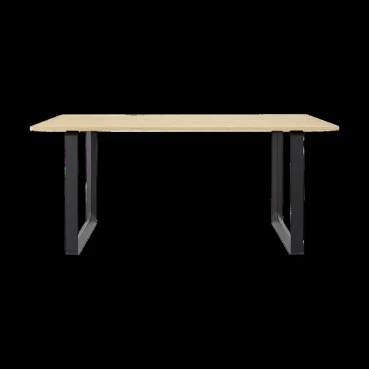 Muuto 70/70 matbord 170x85 cm Solid oak-Black