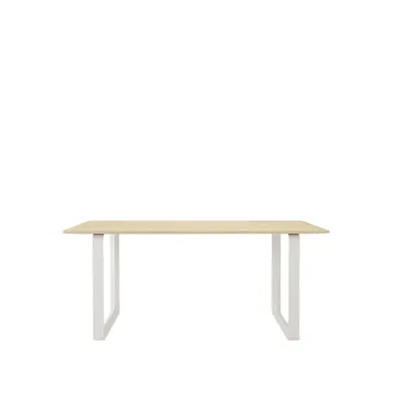 70/70 matbord 170x85 cm - Solid oak-White - Muuto