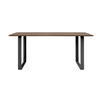 70/70 matbord 170x85 cm - Solid smoked oak-Black - Muuto