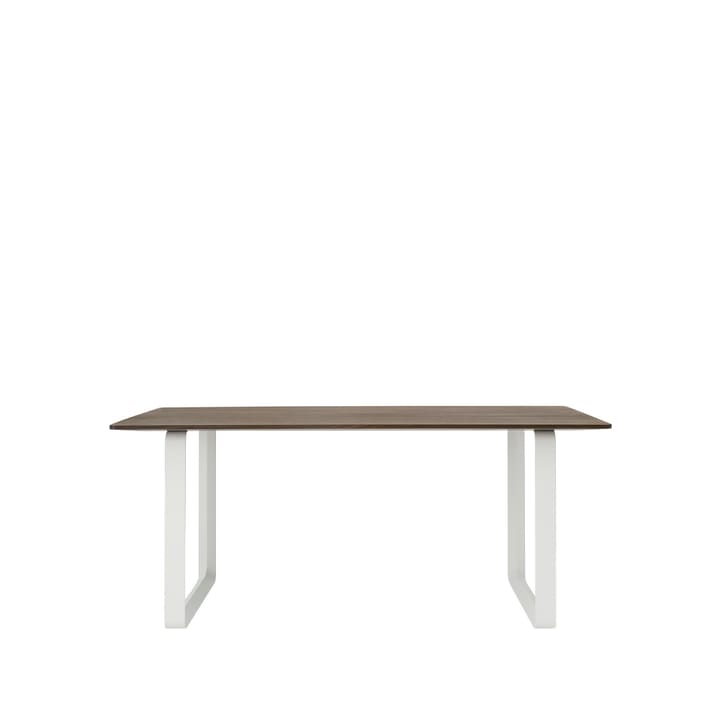 70/70 matbord 170x85 cm - Solid smoked oak-White - Muuto