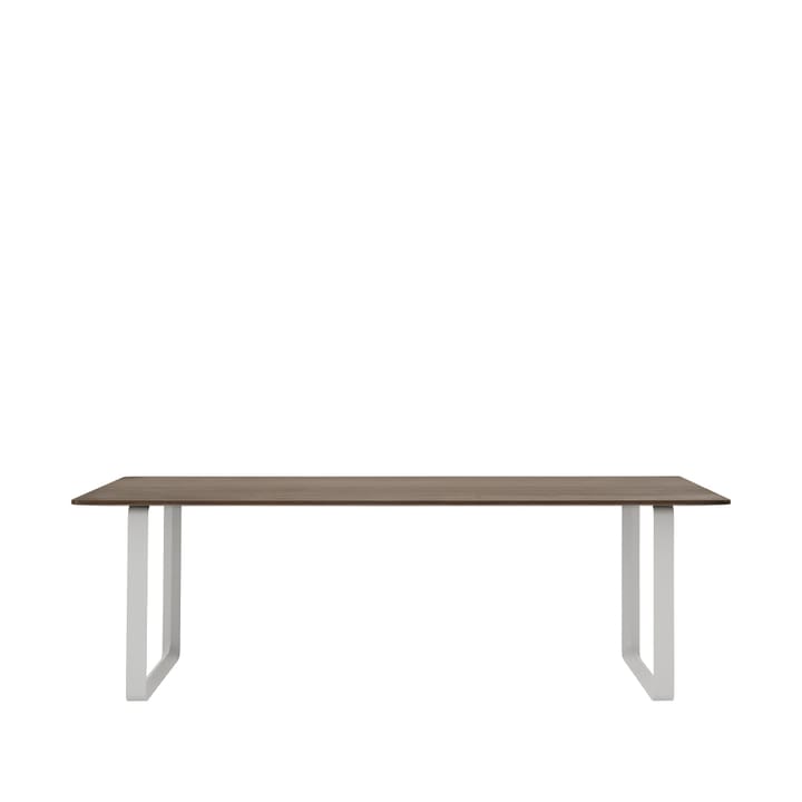 70/70 matbord 225x90 cm - Solid smoked oak-Grey - Muuto