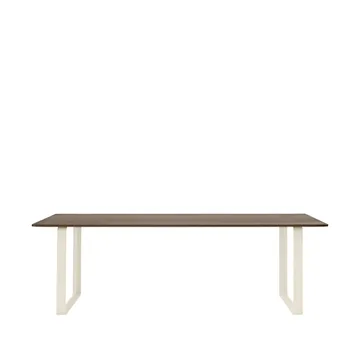 70/70 matbord 225x90 cm - Solid smoked oak-Sand - Muuto