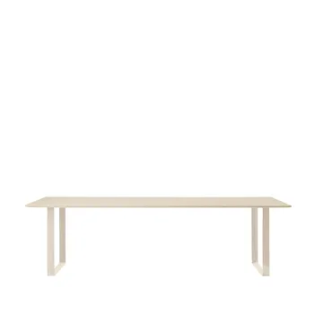 70/70 matbord 255x108 cm - Oak veener-Plywood-Sand - Muuto