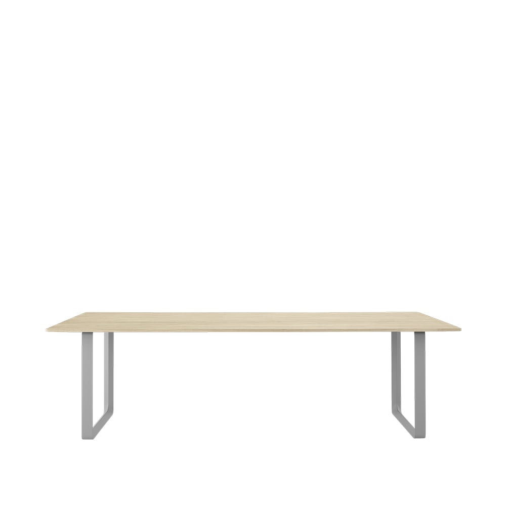 Muuto 70/70 matbord 255x108 cm Solid oak-Grey | Skandinavisk Design | Matbord | Beige