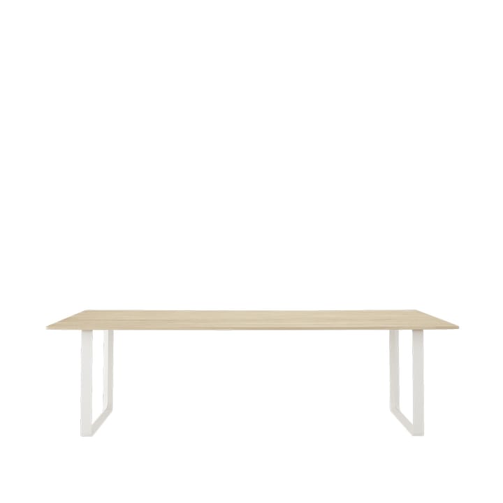 70/70 matbord 255x108 cm - Solid oak-White - Muuto