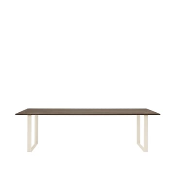 70/70 matbord 255x108 cm - Solid smoked oak-Sand - Muuto