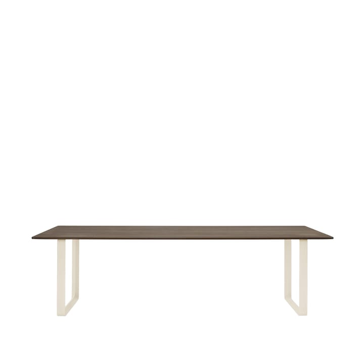 70/70 matbord 255x108 cm - Solid smoked oak-Sand - Muuto