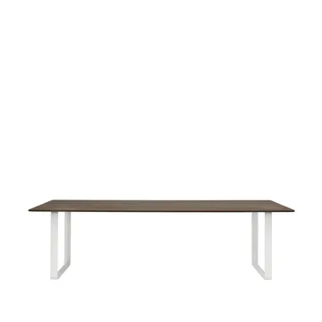 70/70 matbord 255x108 cm - Solid smoked oak-White - Muuto