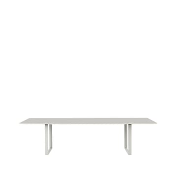 70/70 matbord 295x108 cm - Grey linoleum-Plywood-Grey - Muuto