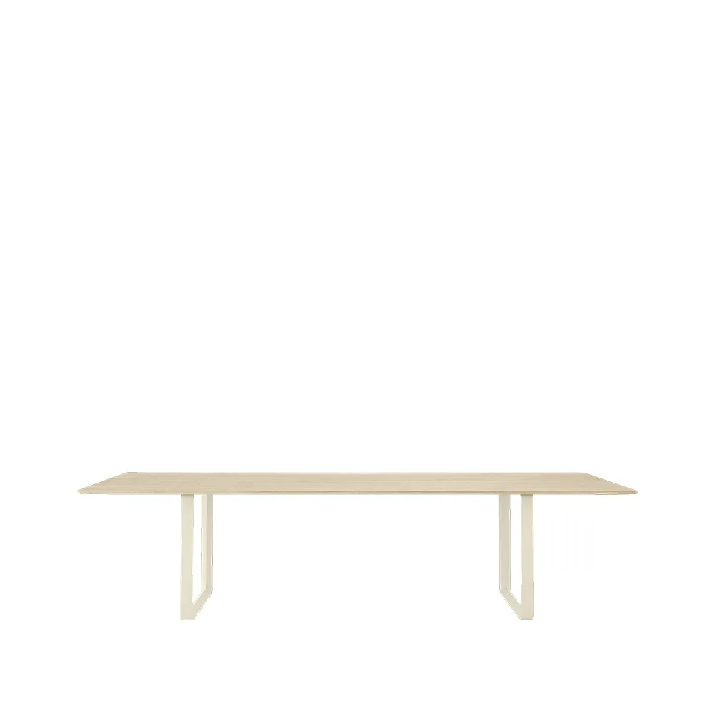 70/70 matbord 295x108 cm, Solid oak-Sand Muuto