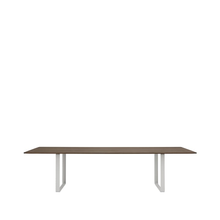 70/70 matbord 295x108 cm - Solid smoked oak-Grey - Muuto