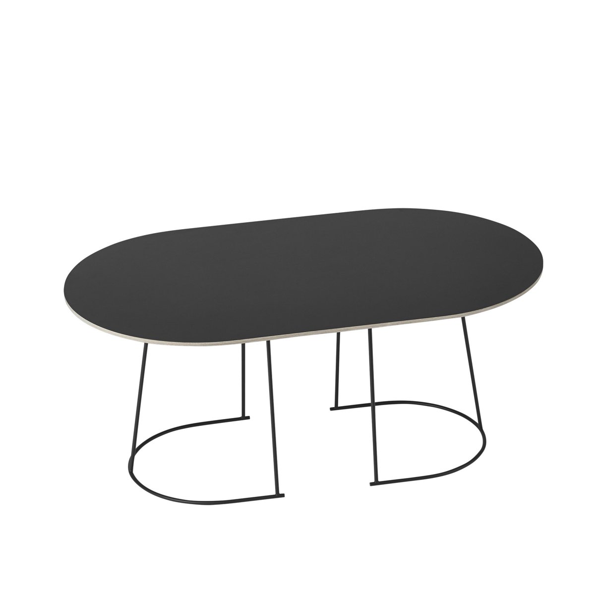 Muuto Airy soffbord M Black nanolaminate-Black | Skandinavisk Design | Soffbord | Svart