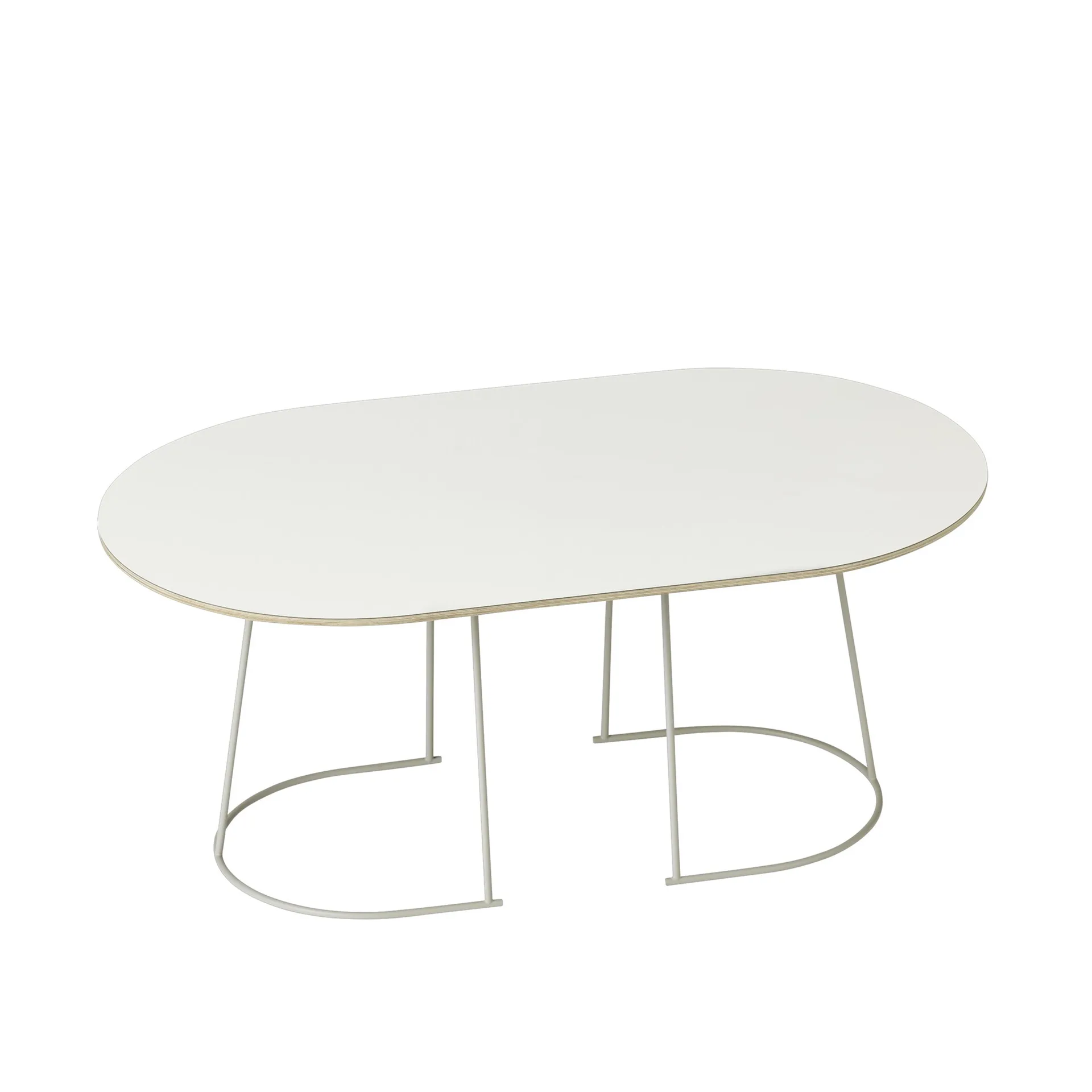 Airy soffbord M, Off White Nanolaminate Muuto