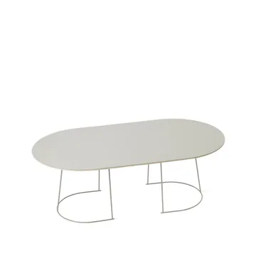 Airy soffbord ovalt - grey, nanolaminat, large - Muuto
