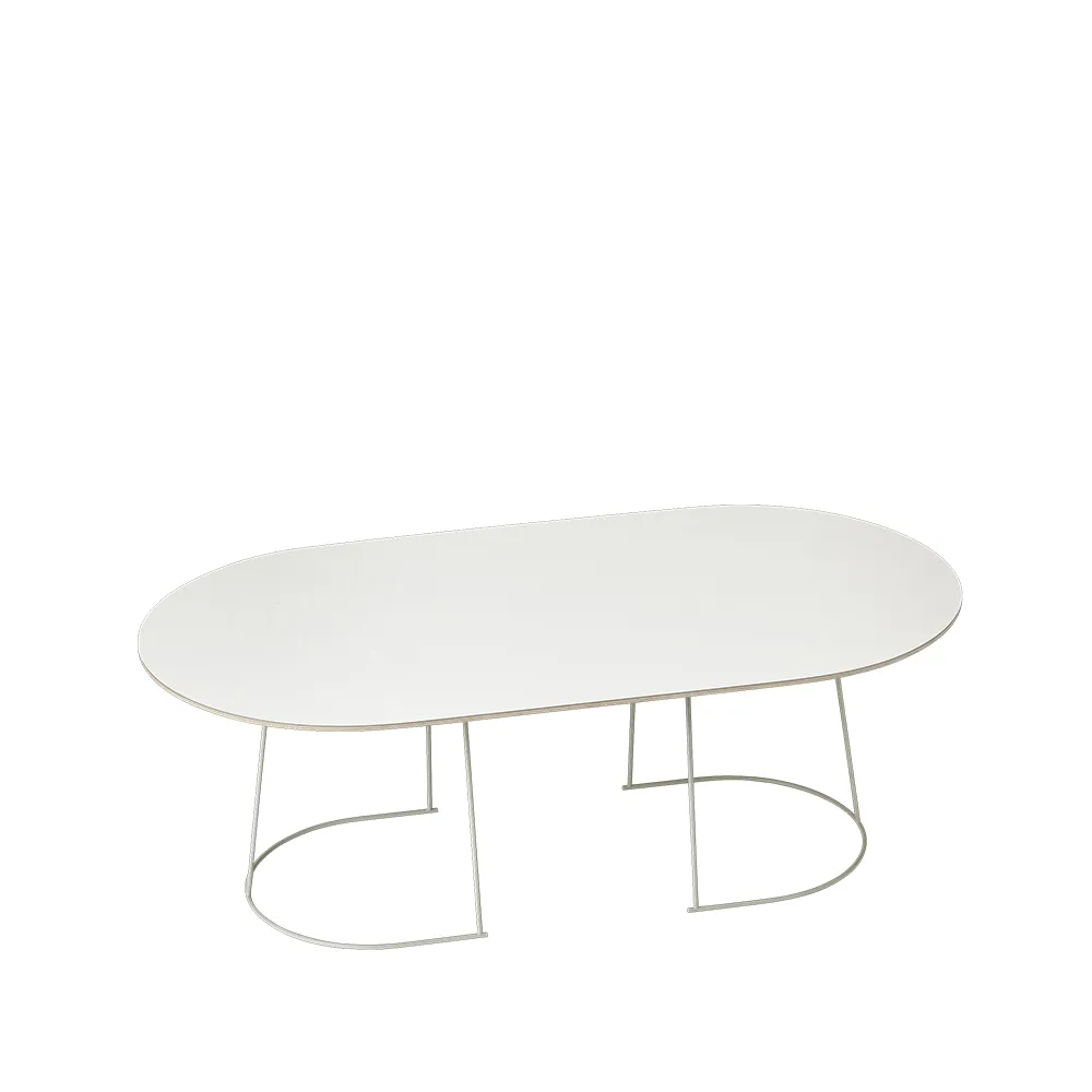 Airy soffbord ovalt, offwhite, nanolaminat, large Muuto