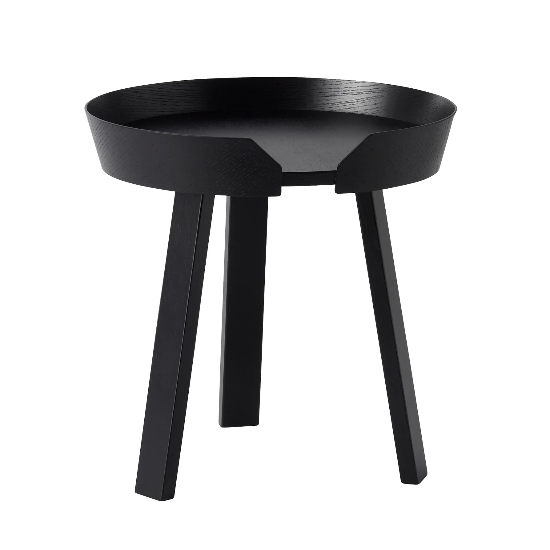 Around sidobord small, Black Muuto