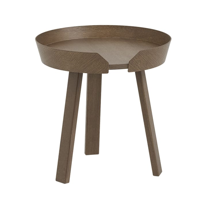 Around sidobord small - Stained dark brown - Muuto