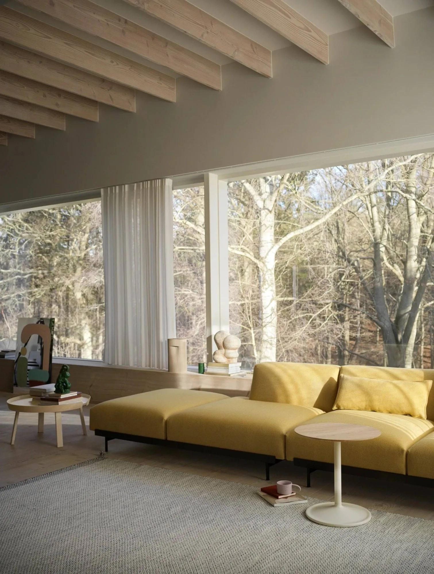 Around soffbord large, Oak Muuto