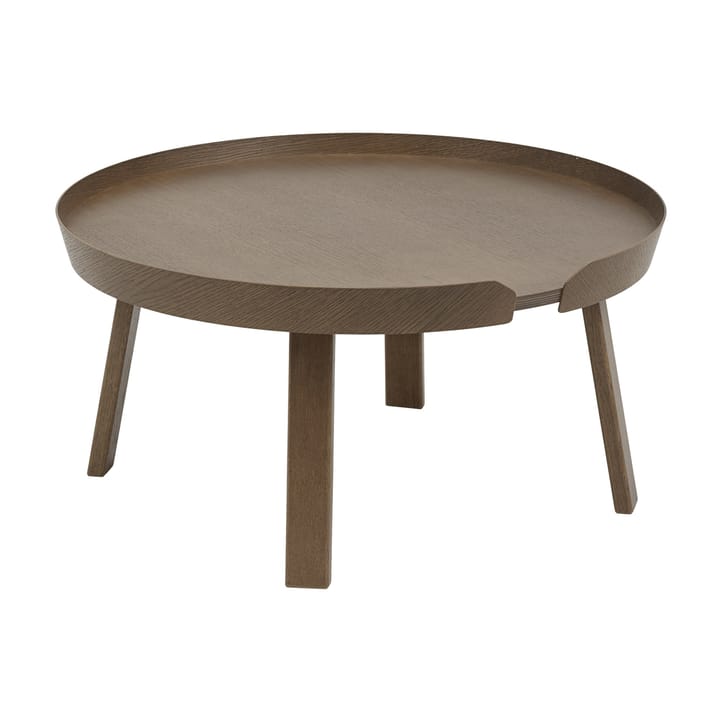 Around soffbord large - Stained dark brown - Muuto