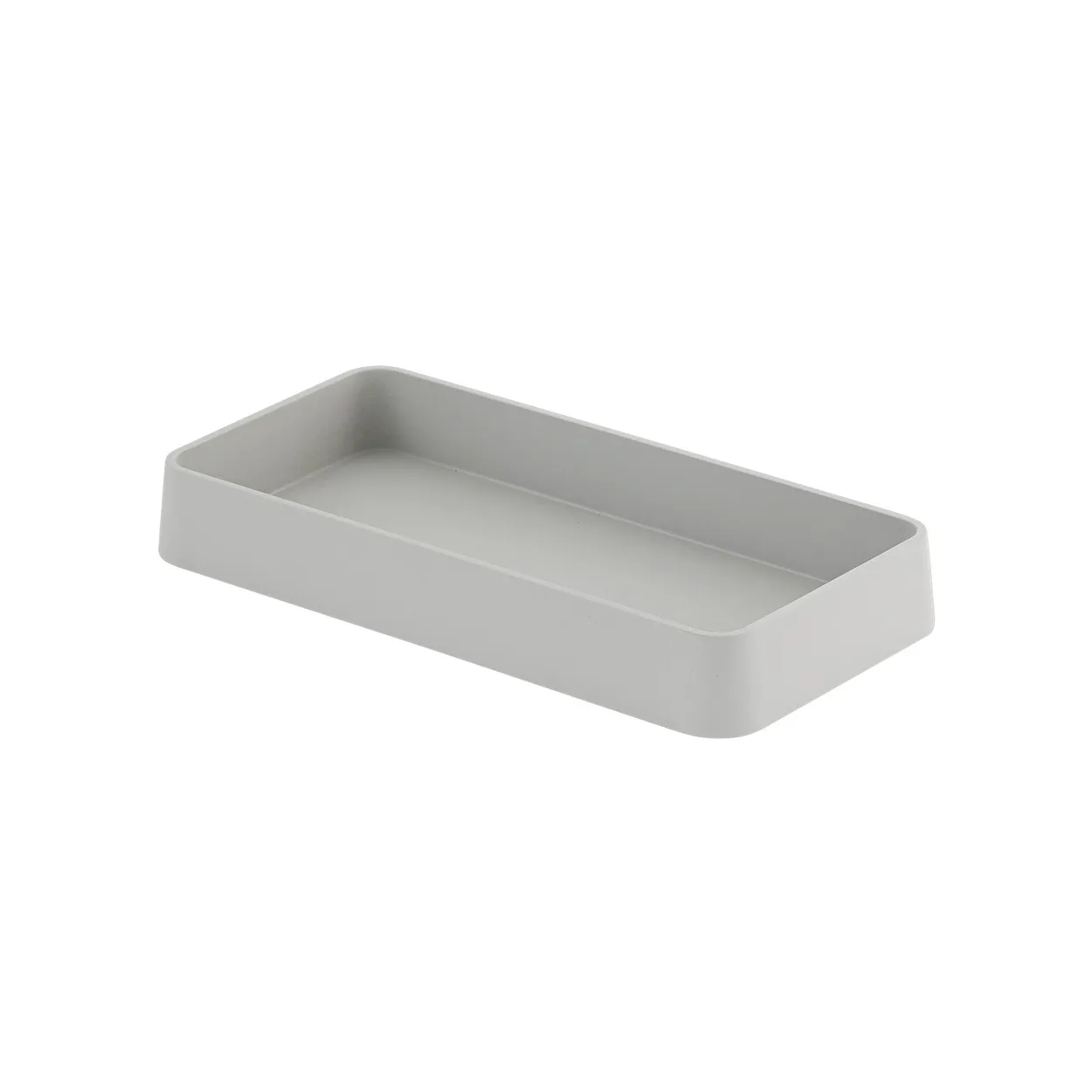 Muuto Arrange Desktop bricka 12x25 cm Grey | Skandinavisk Design | Förvaringskorgar | Grå