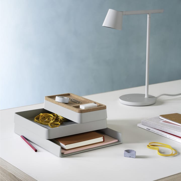 Arrange Desktop bricka 25x25 cm, Grey Muuto