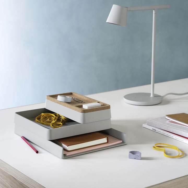 Arrange Desktop Förvaring, grey, configuration 1 Muuto