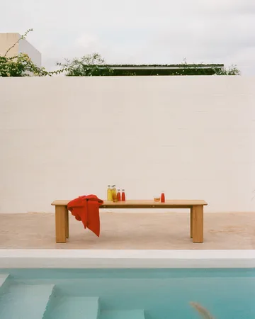 Assemble bänk - Teak, 180 cm - Muuto