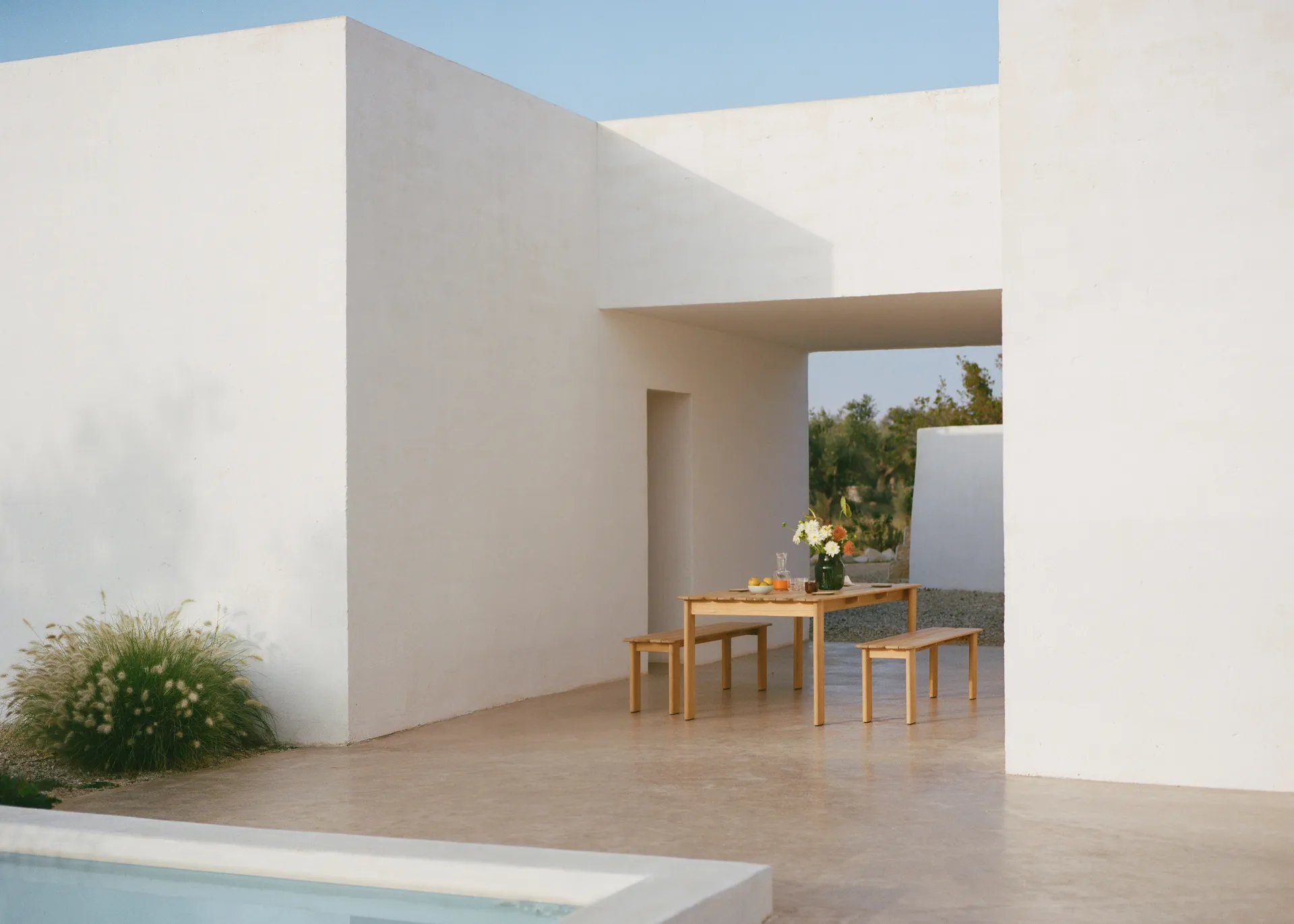 Assemble bänk, Teak, 180 cm Muuto