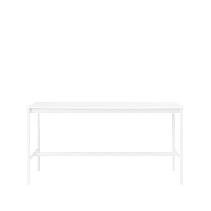 Base High barbord, white laminate-vitt stativ-abskant-b85 l190 h95 Muuto