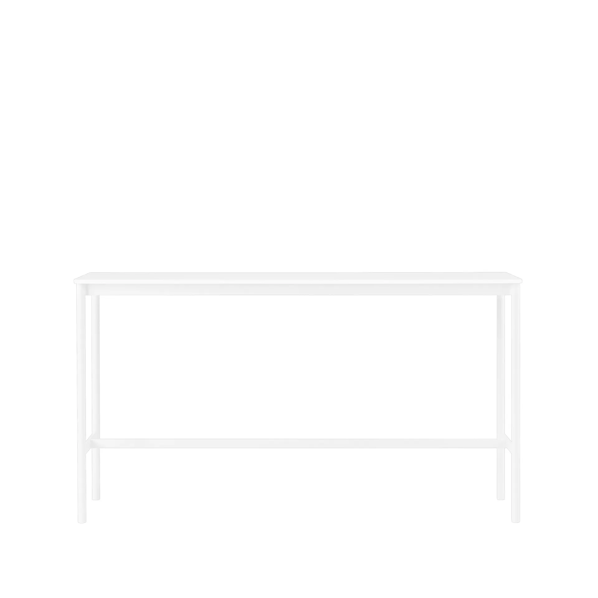 Base High barbord, white laminate-vitt stativ-b50 l190 h105 Muuto