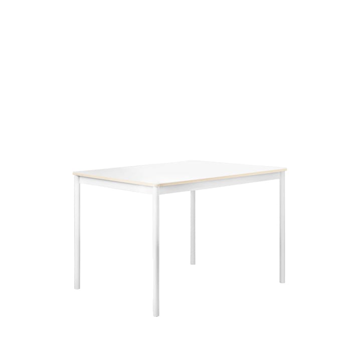 Base matbord - white, plywoodkant, 140x80cm - Muuto