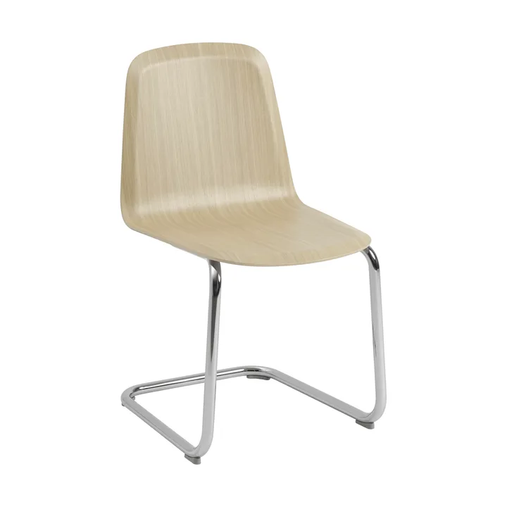 Brink Chair Cantilever Base stol - Ek-krom - Muuto