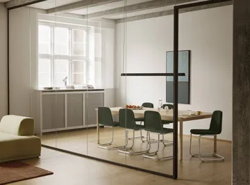 Brink Chair Cantilever Base stol - Ek-krom - Muuto
