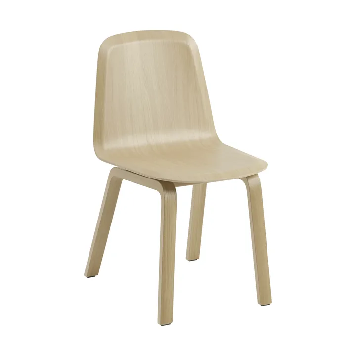 Brink Chair Wood Base stol - Ek - Muuto