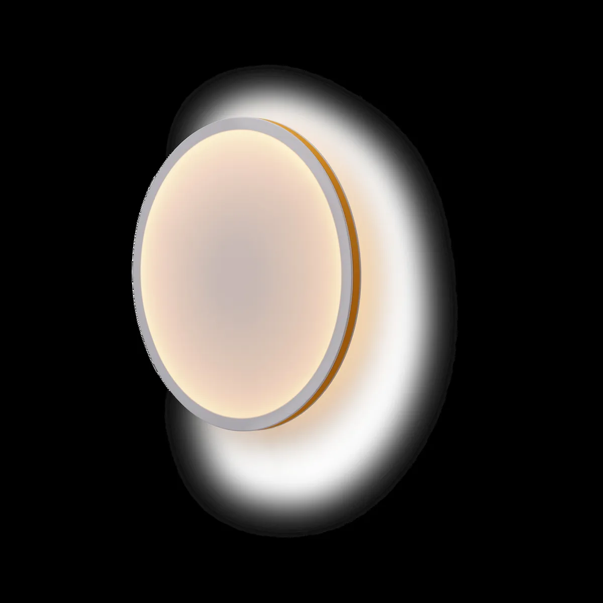 Muuto Calm vägglampa Ø50 cm White/Orange