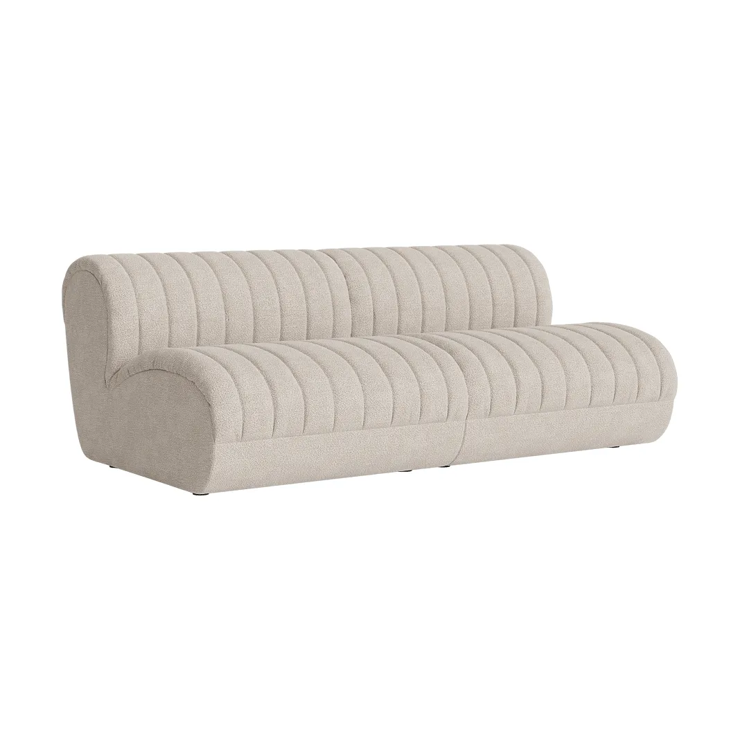Coltre modulsoffa, Konfiguration 1, turf-sand, 2-sits Muuto