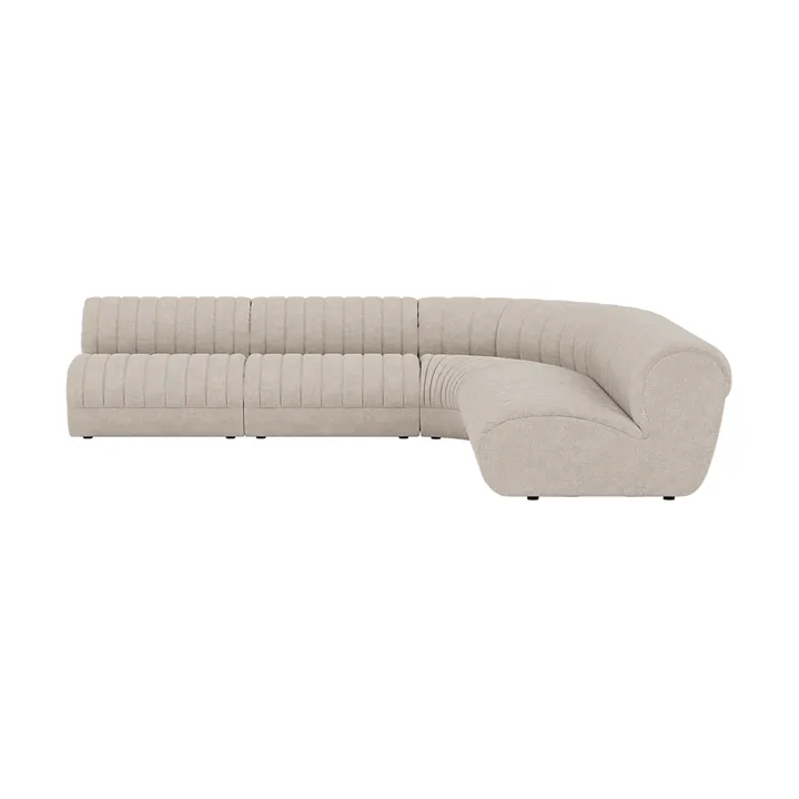 Coltre modulsoffa - Konfiguration 1, turf-sand, hörnsoffa - Muuto