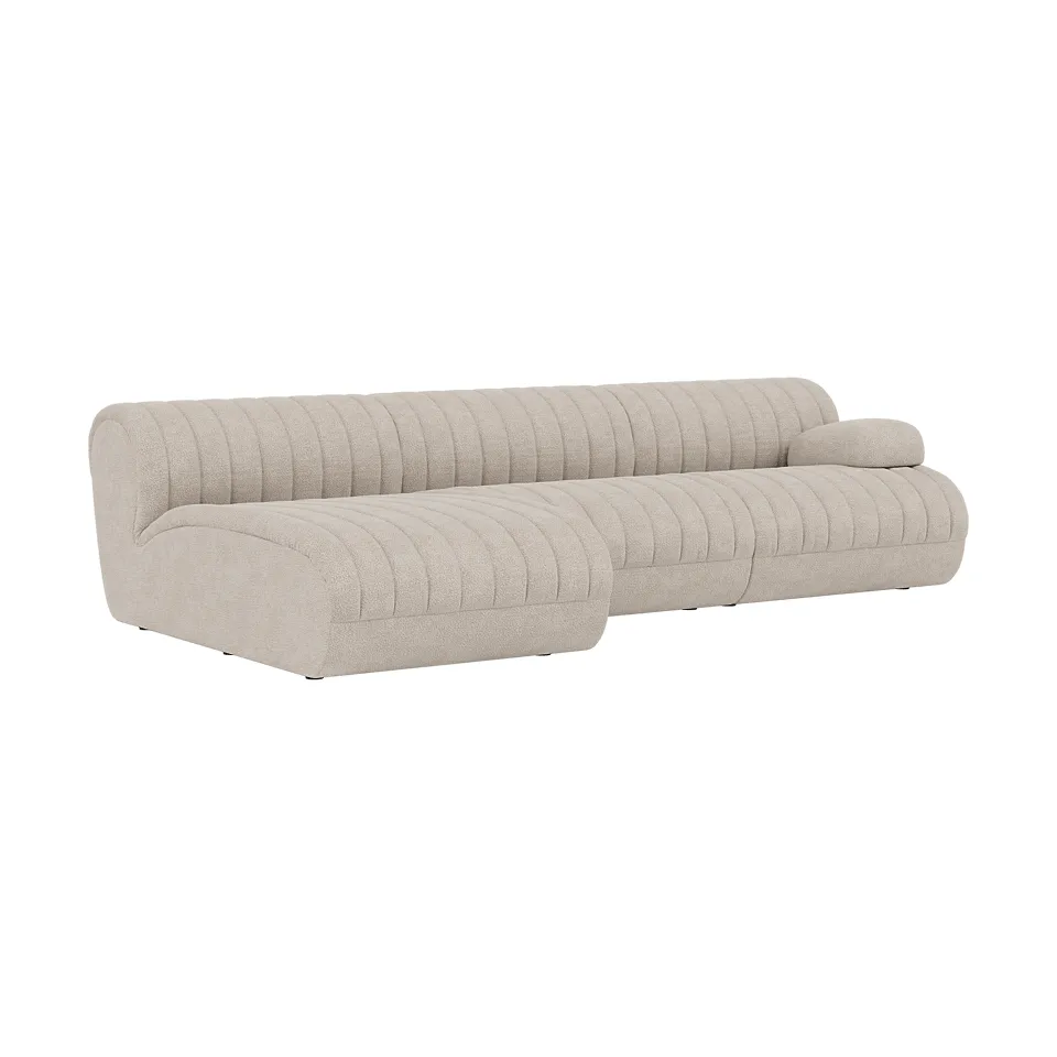 Coltre modulsoffa, Konfiguration 3, turf-sand, 3-sits Muuto Coltre modulsoffa, Konfiguration 3, turf-sand, 3-sits Muuto