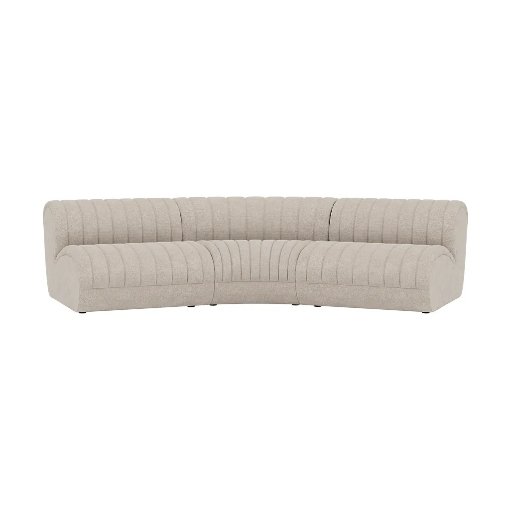 Coltre modulsoffa, Konfiguration 4, turf-sand, 3-sits Muuto