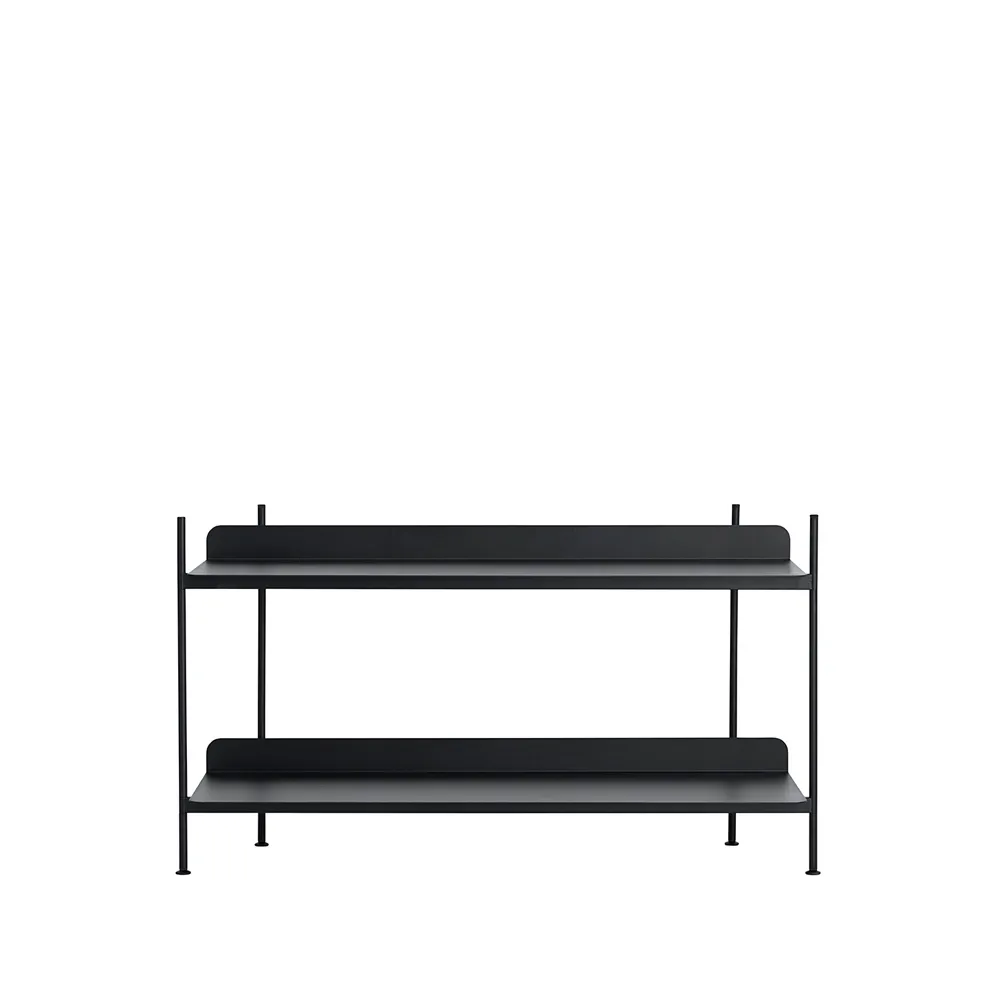 Compile configuration 1 hyllsystem, Black Muuto