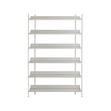 Compile configuration 4 hyllsystem - Grey - Muuto